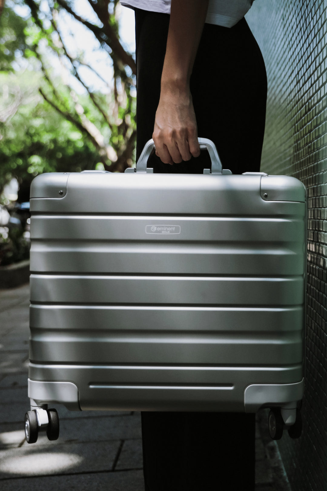 Athens - Valise du pilote / Aluminium Noir