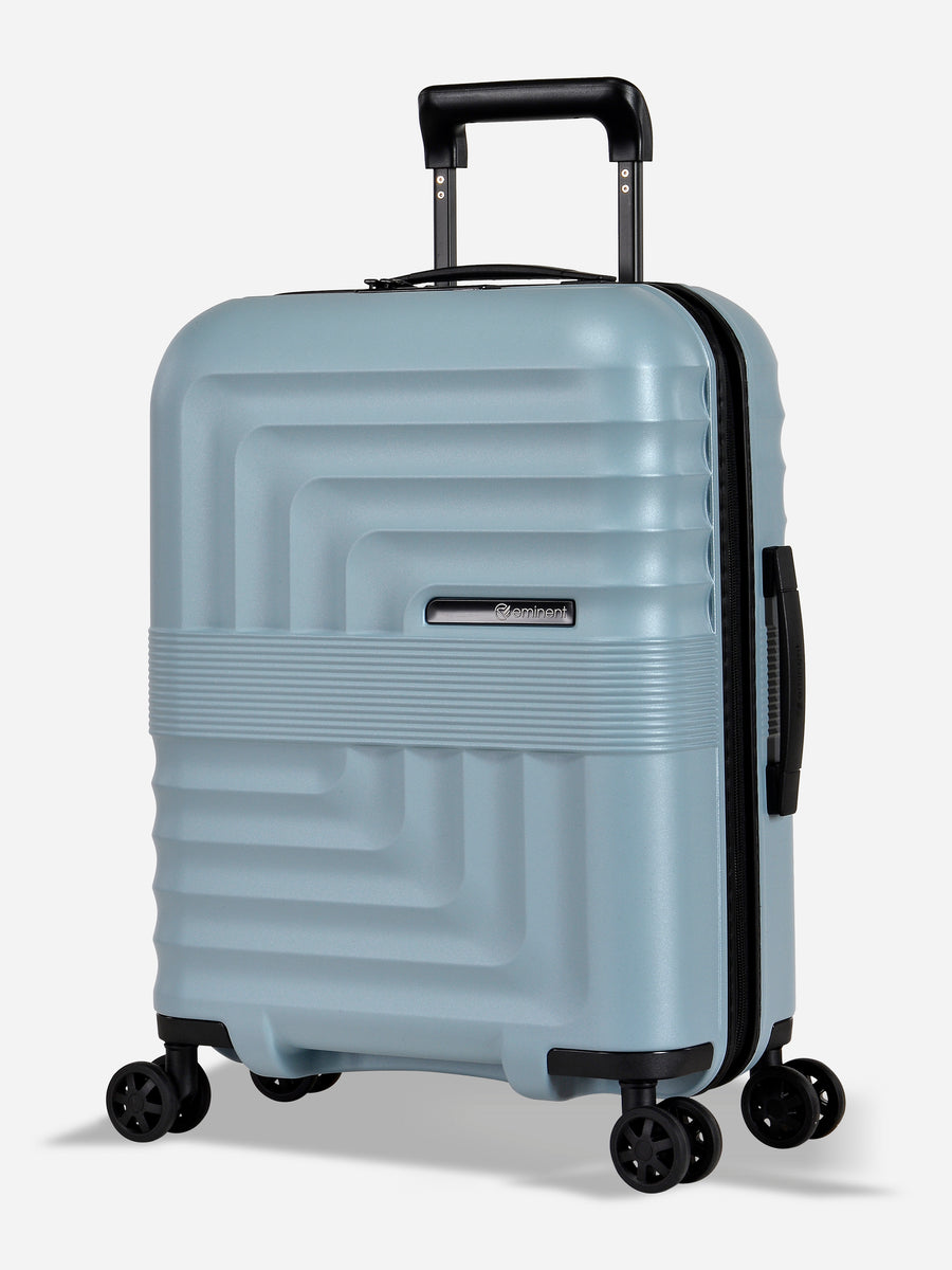 Lightweight Makrolon Suitcase with Recycled Fabric & AntiTheft Zipper