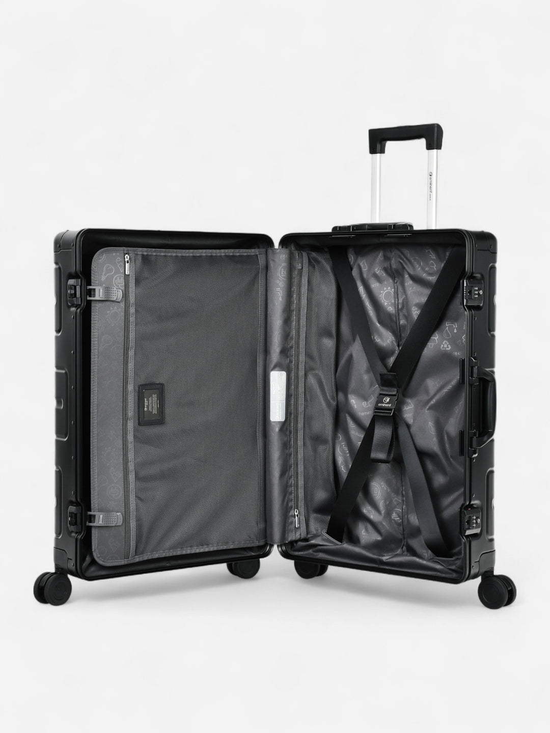 Athens - Medium / Black Aluminum