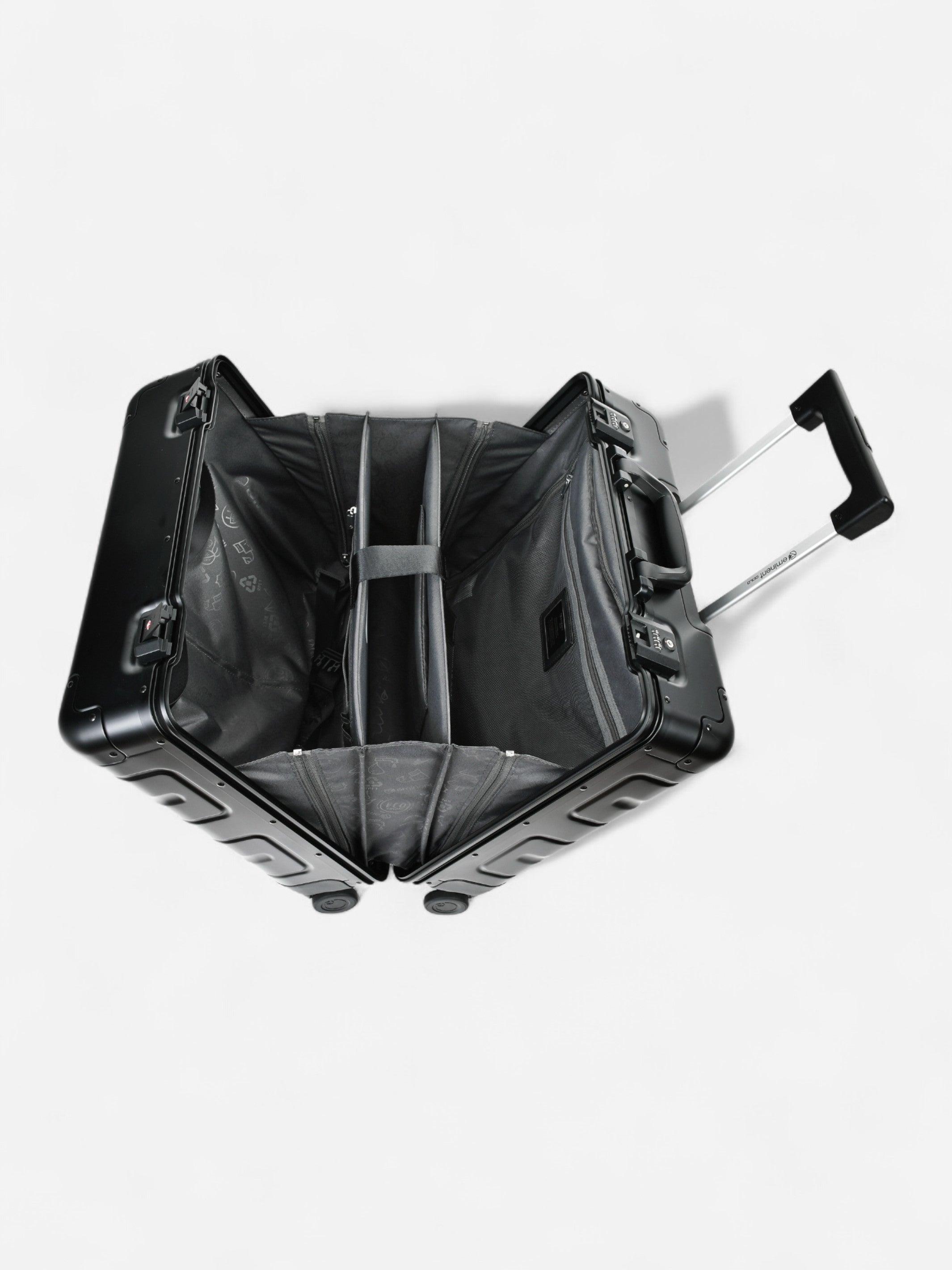 Athens - Valise du pilote / Aluminium Noir