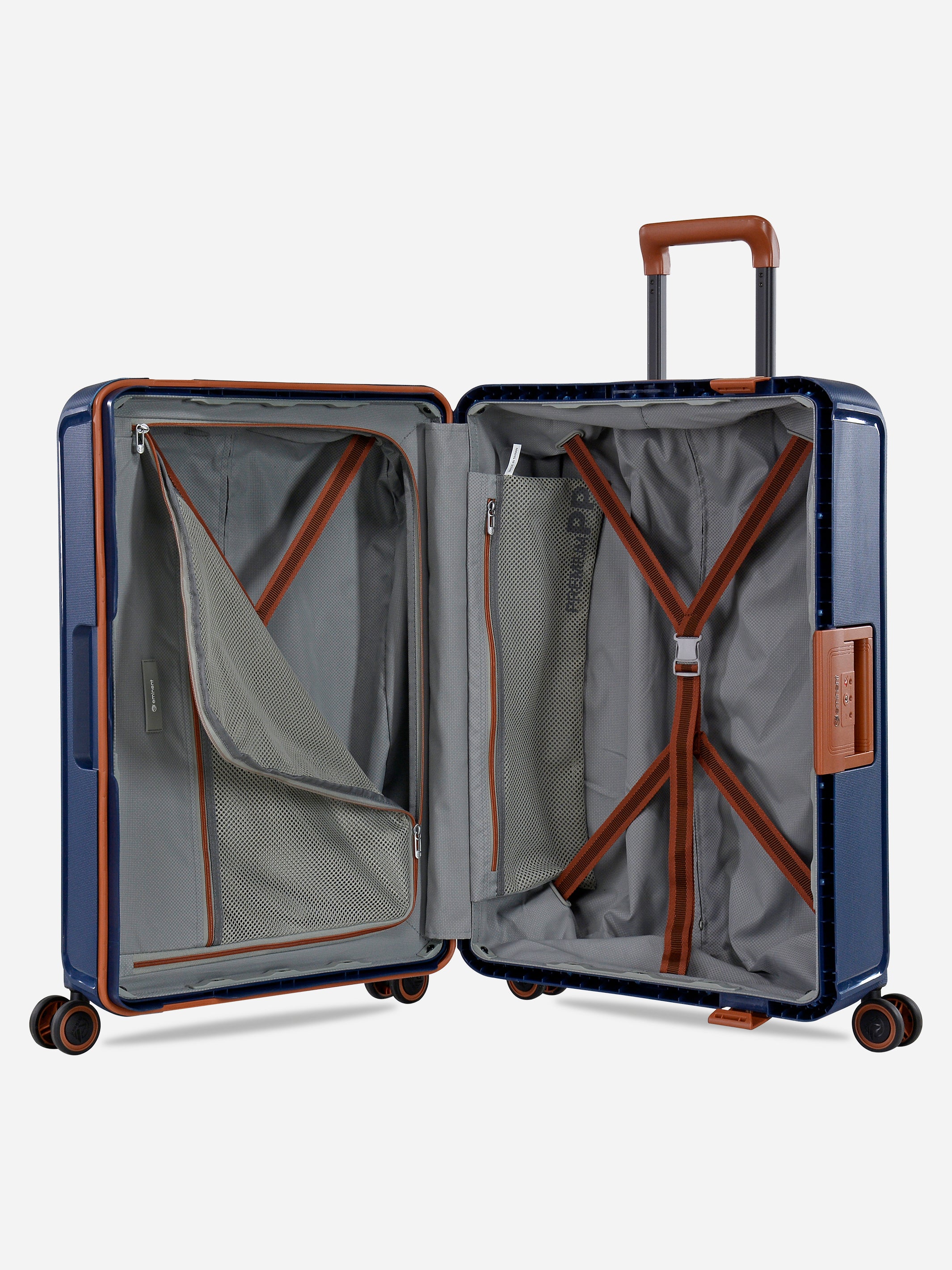 Vertica - Grand / Bleu avec Marron