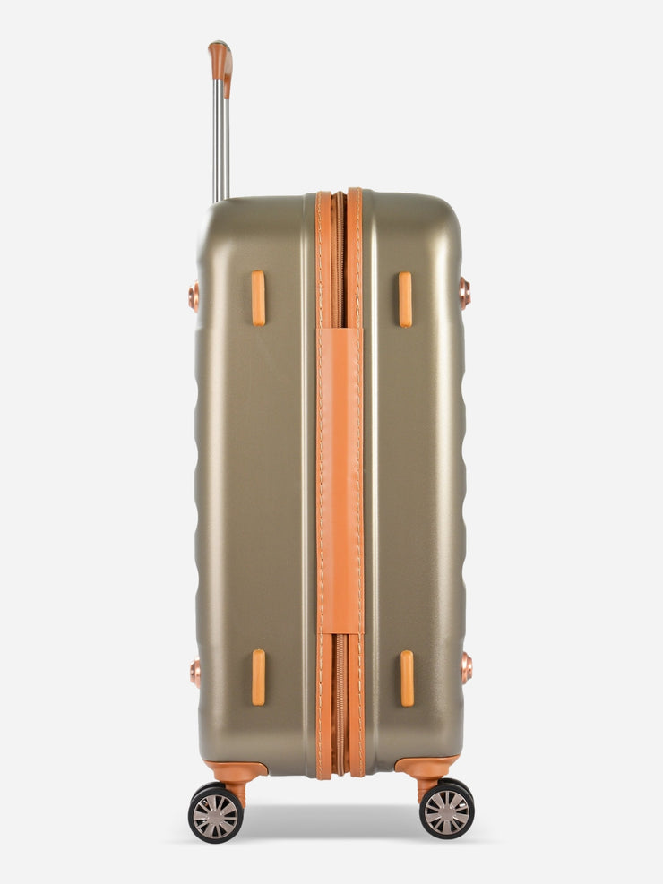Eminent Nostalgia Champagne Suitcase Side View