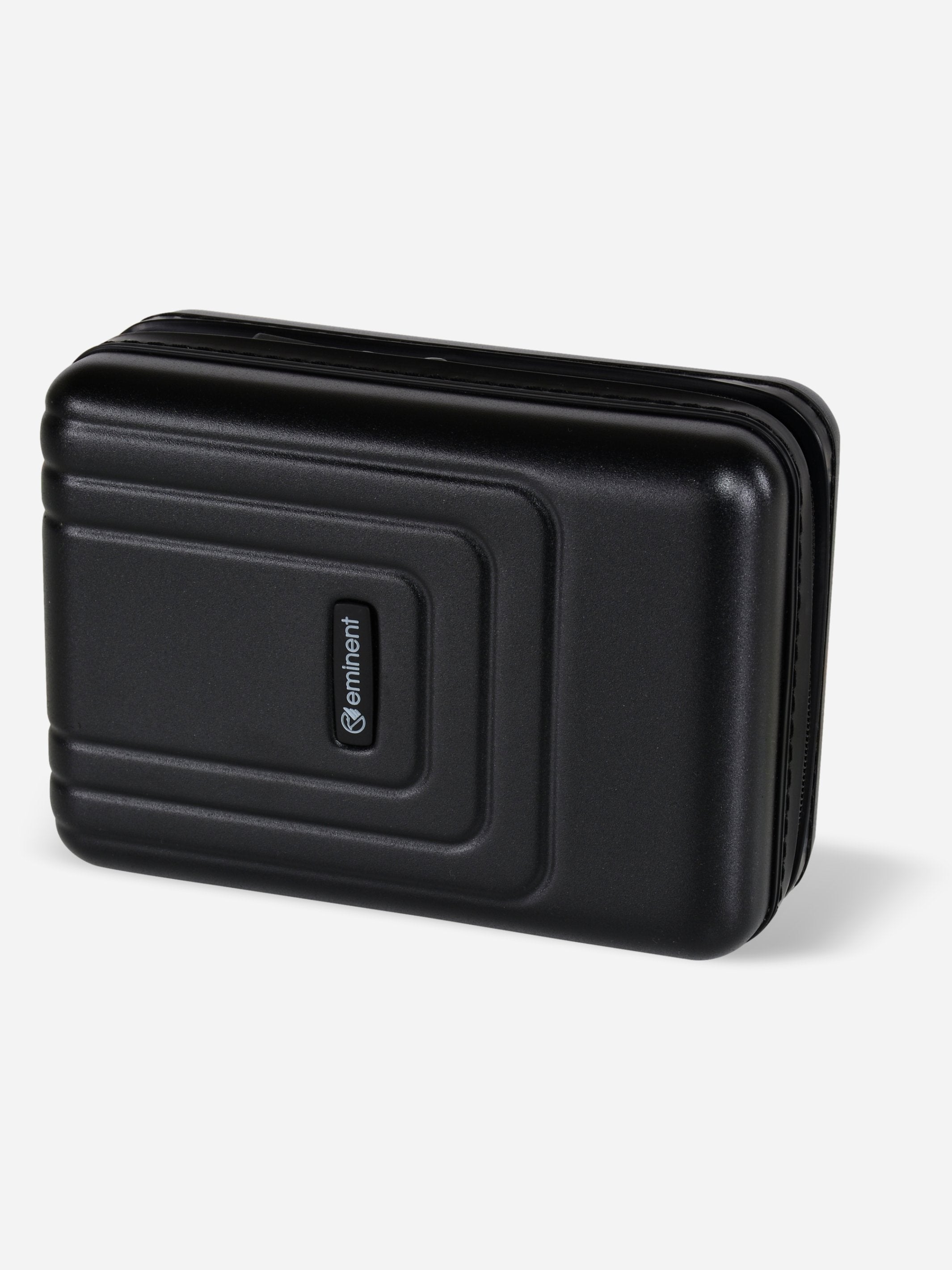 Eminent Polycarbonate Toiletry Bag Black Front Side