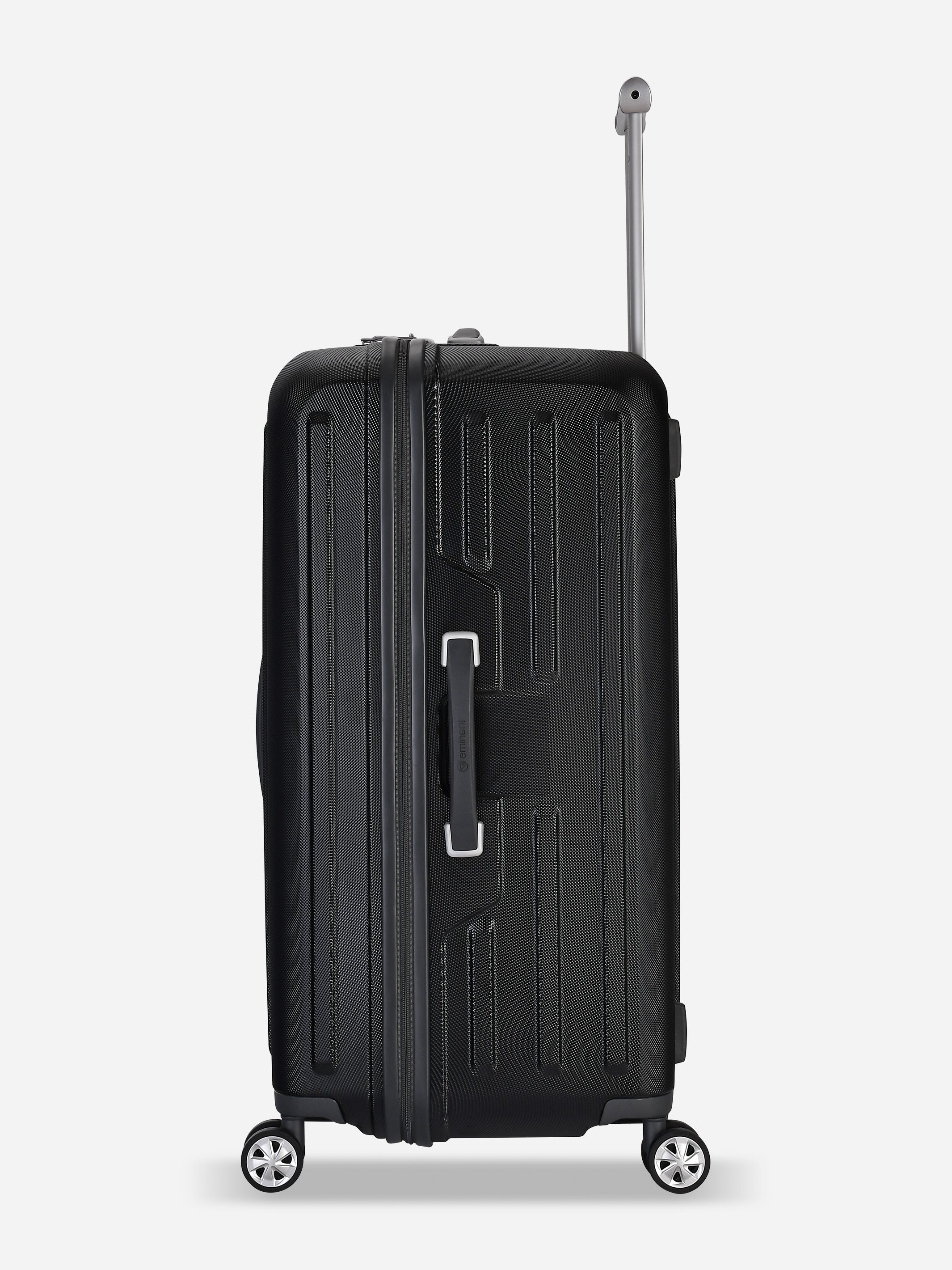 Eminent Kapstadt Trunk Suitcase | Black | Extra security due to