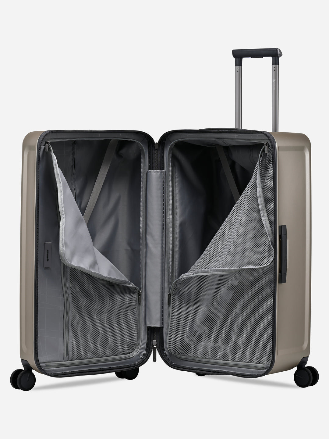 Kapstadt Light Trunk Beige - open, interior with divider
