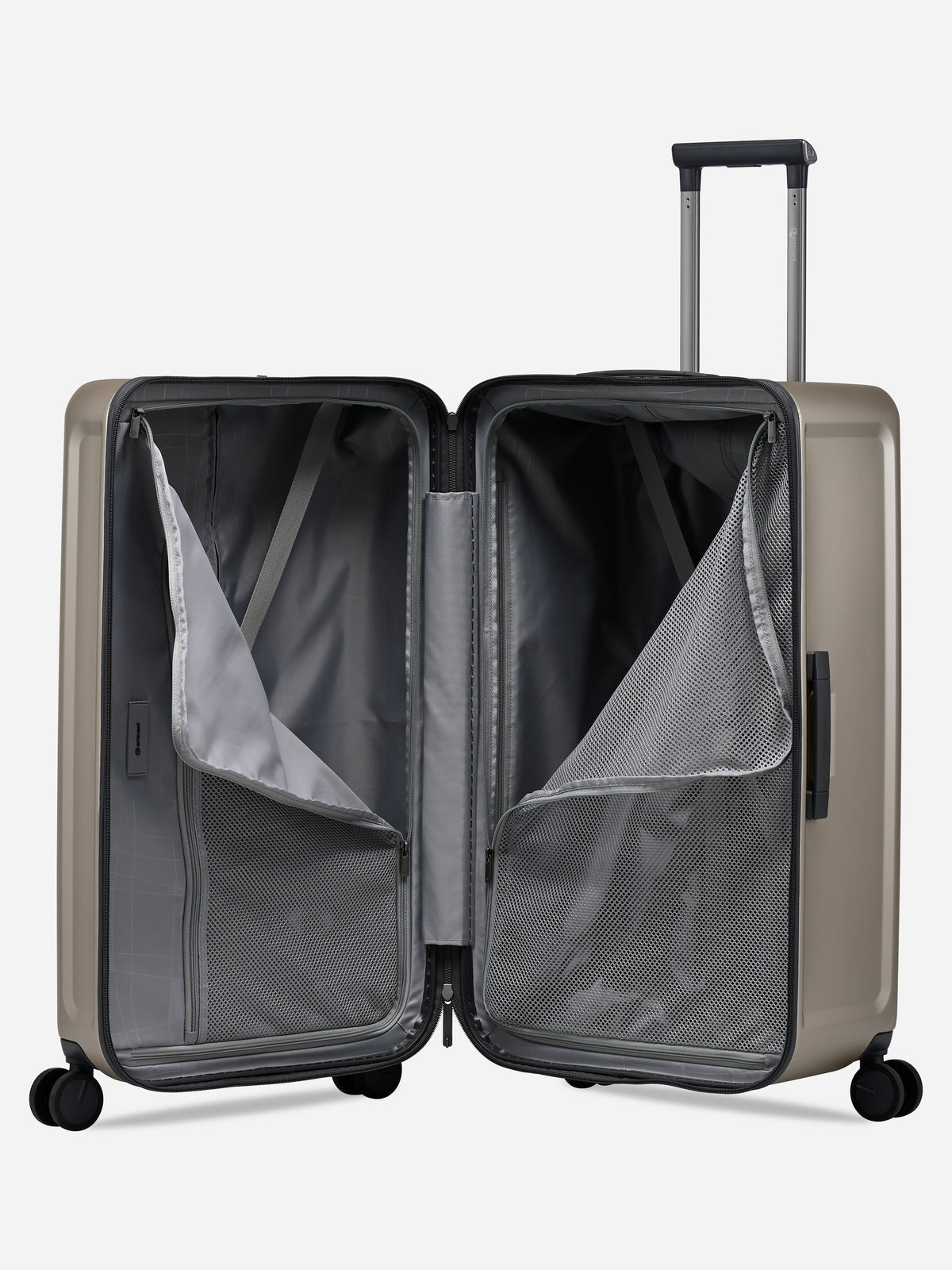 Kapstadt Light Trunk Beige - open, interior with divider