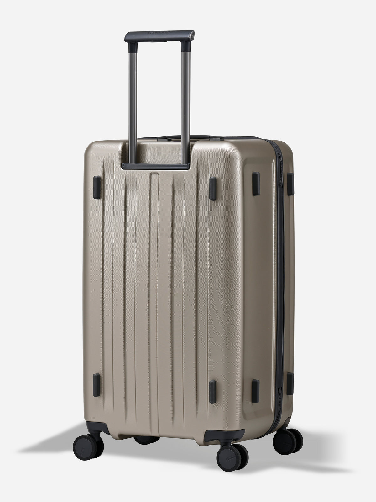 Kapstadt Light Trunk Beige - back view with telescopic handle