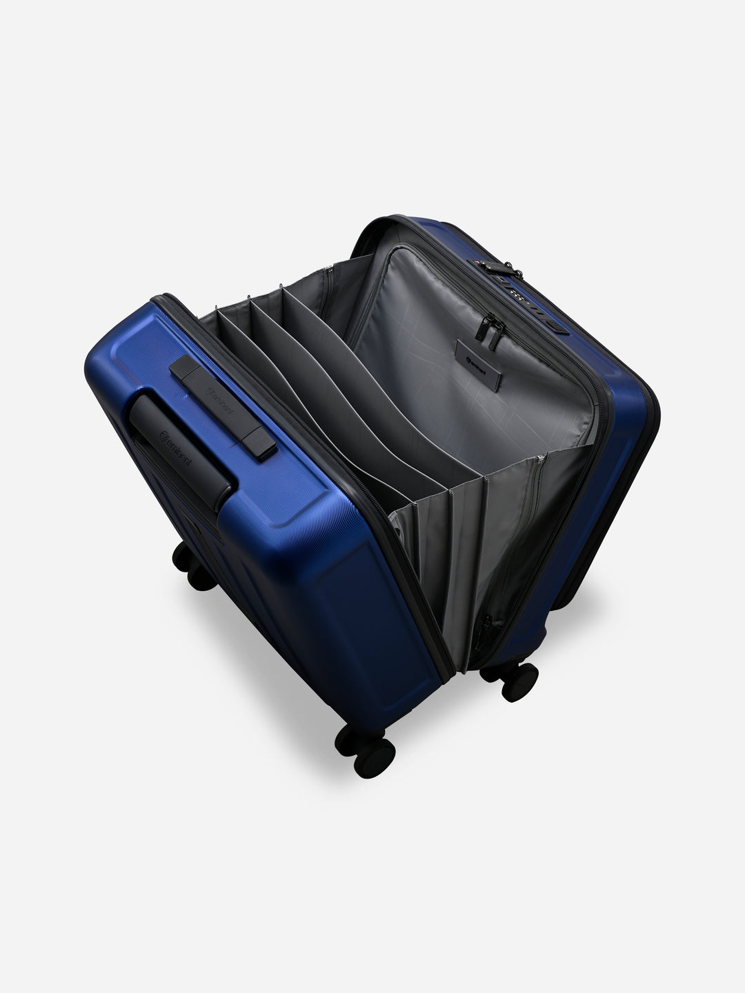 Kapstadt Light Pilot Case Blue - open, compartments