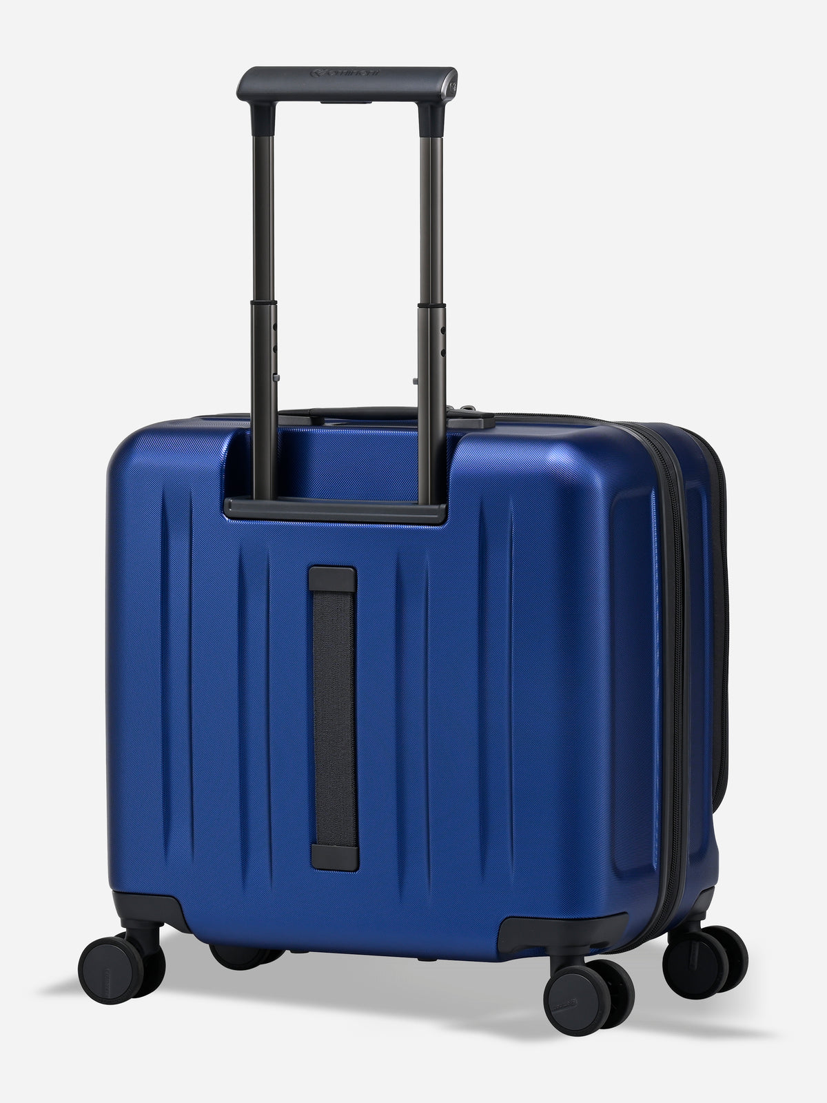 Kapstadt Light Pilot Case Blue - back view with telescopic handle