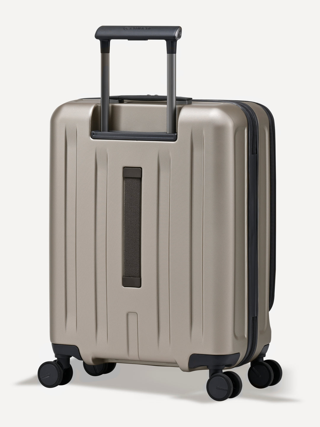 Kapstadt Light Business Trolley Beige - back view with telescopic handle
