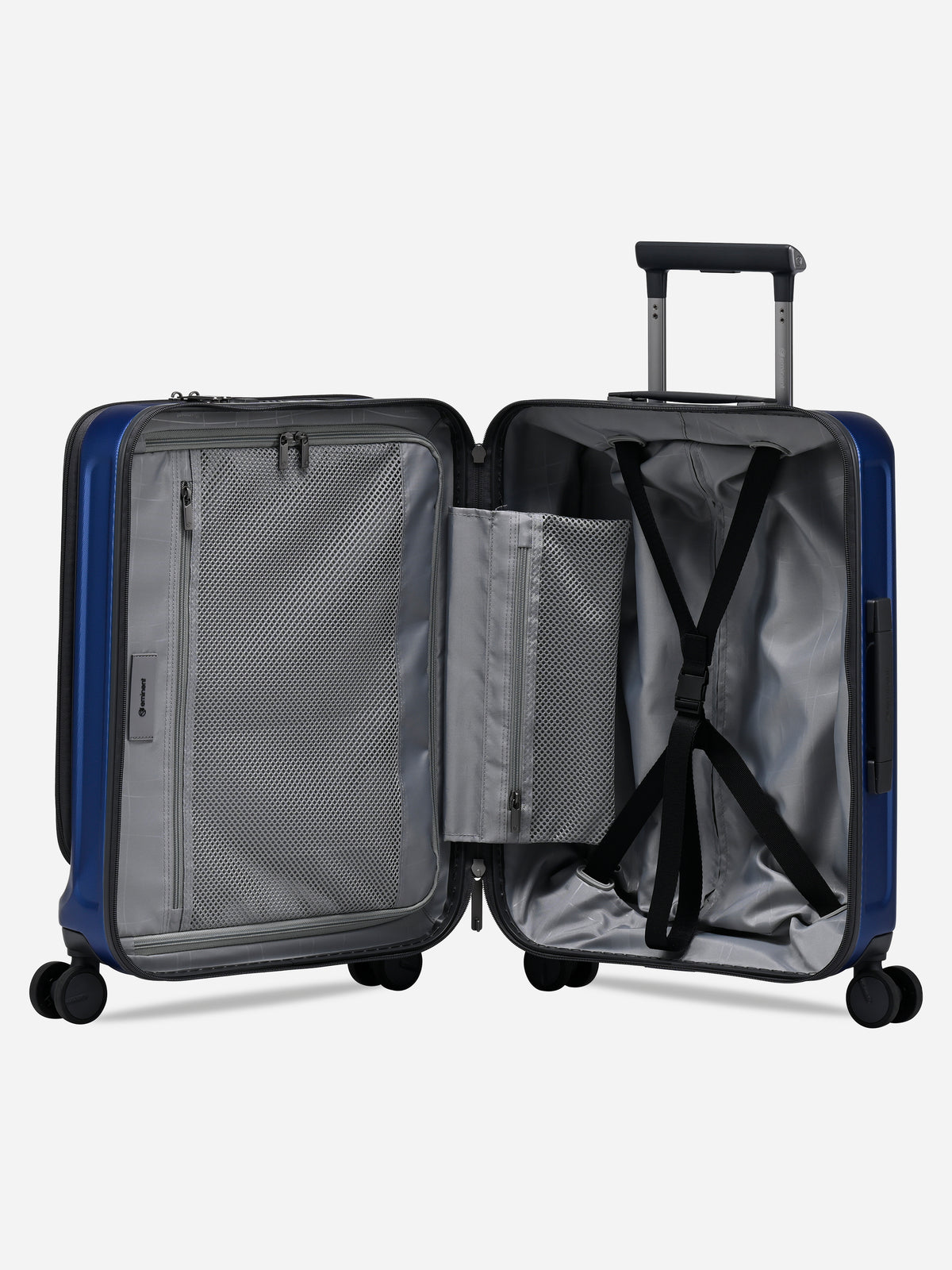 Kapstadt Light Business Trolley Blue - open, interior