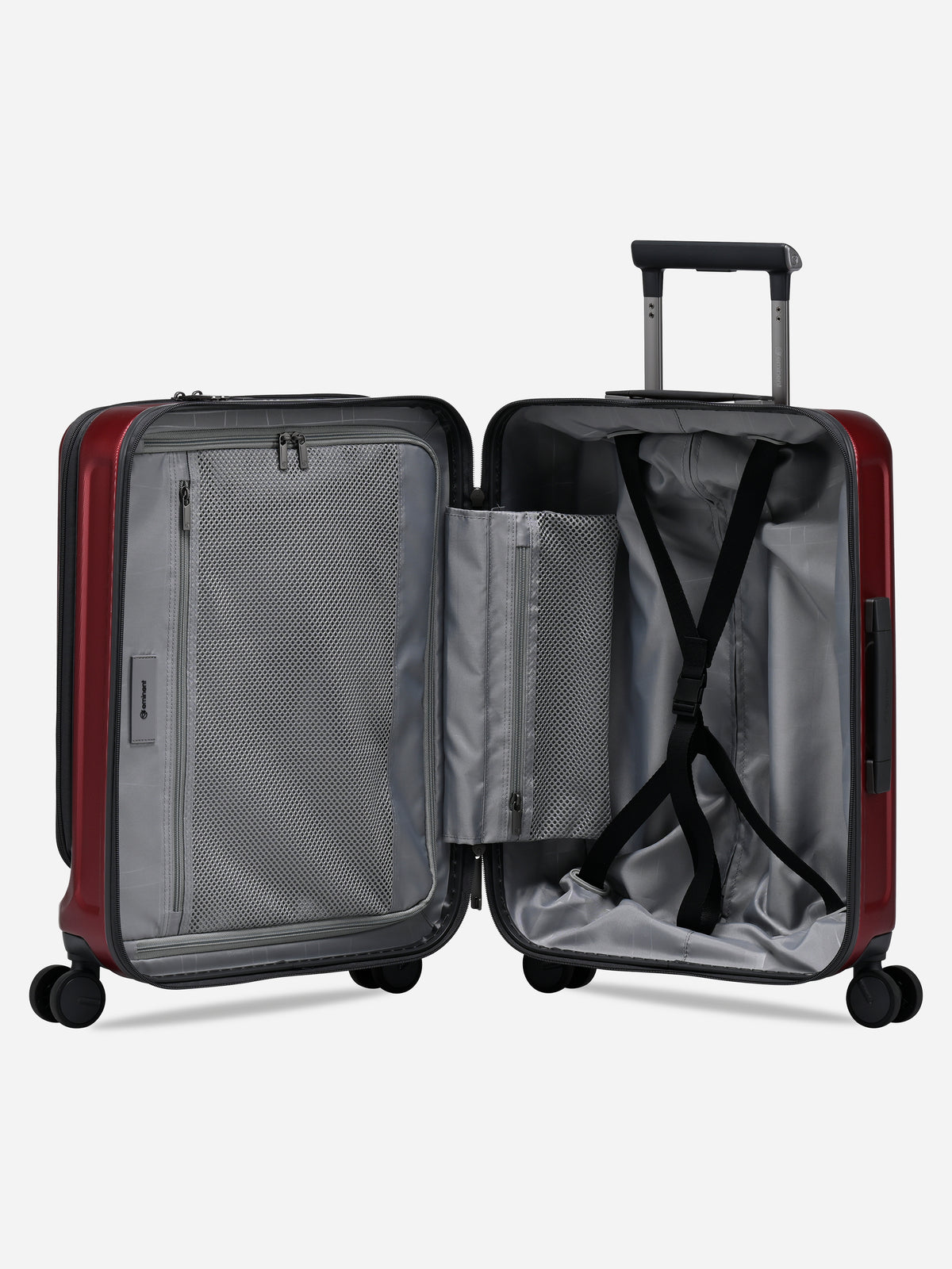 Kapstadt Light Business Trolley Red - open, interior
