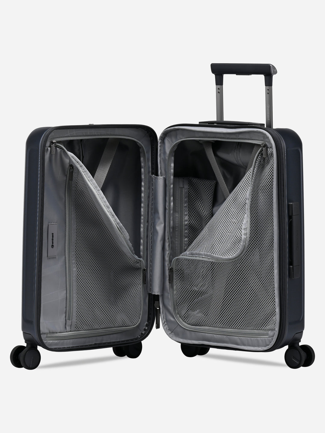 Kapstadt Light Cabin Slim Grey - open, interior with divider