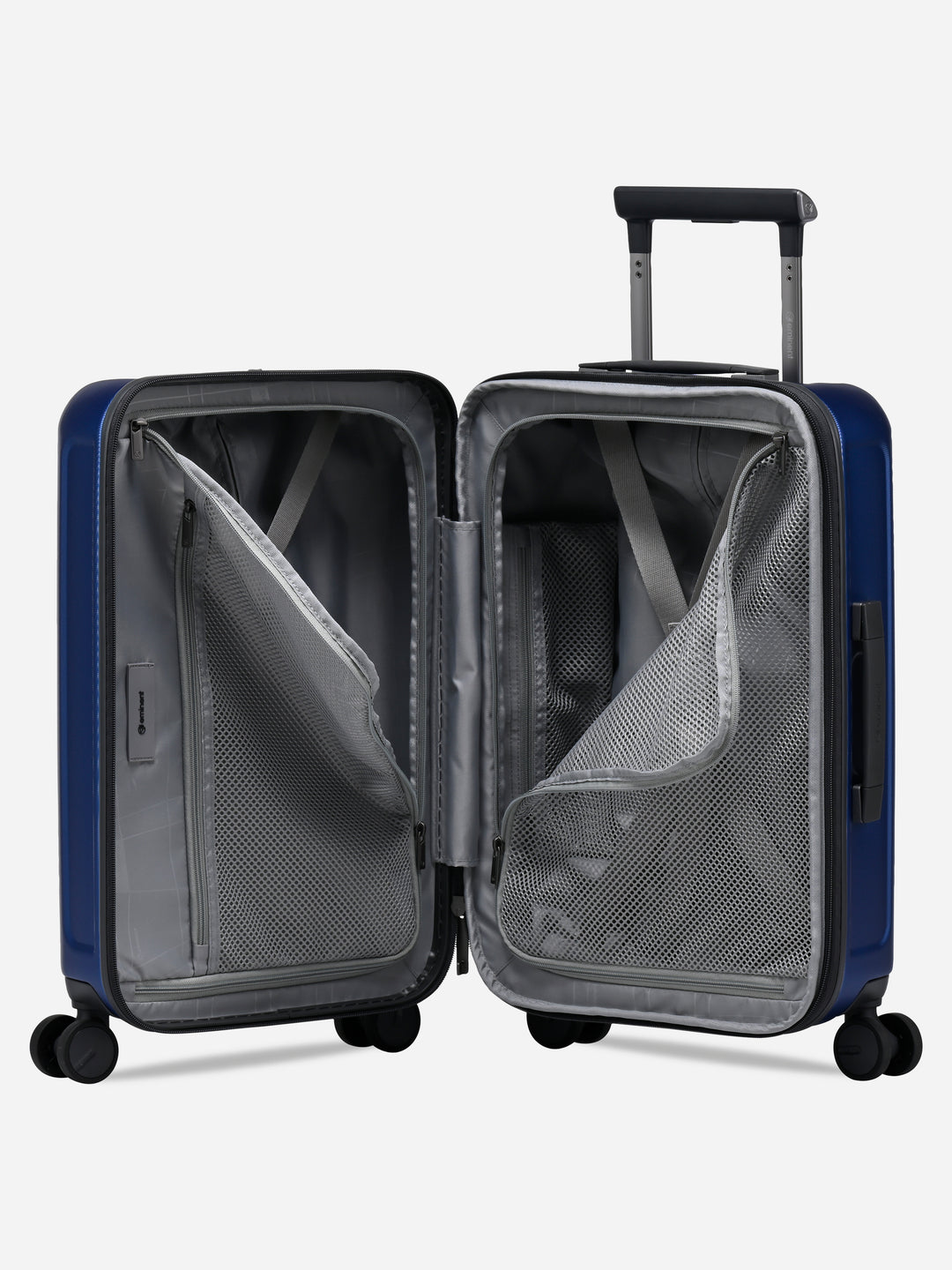 Kapstadt Light Cabin Slim Blue - open, interior with divider