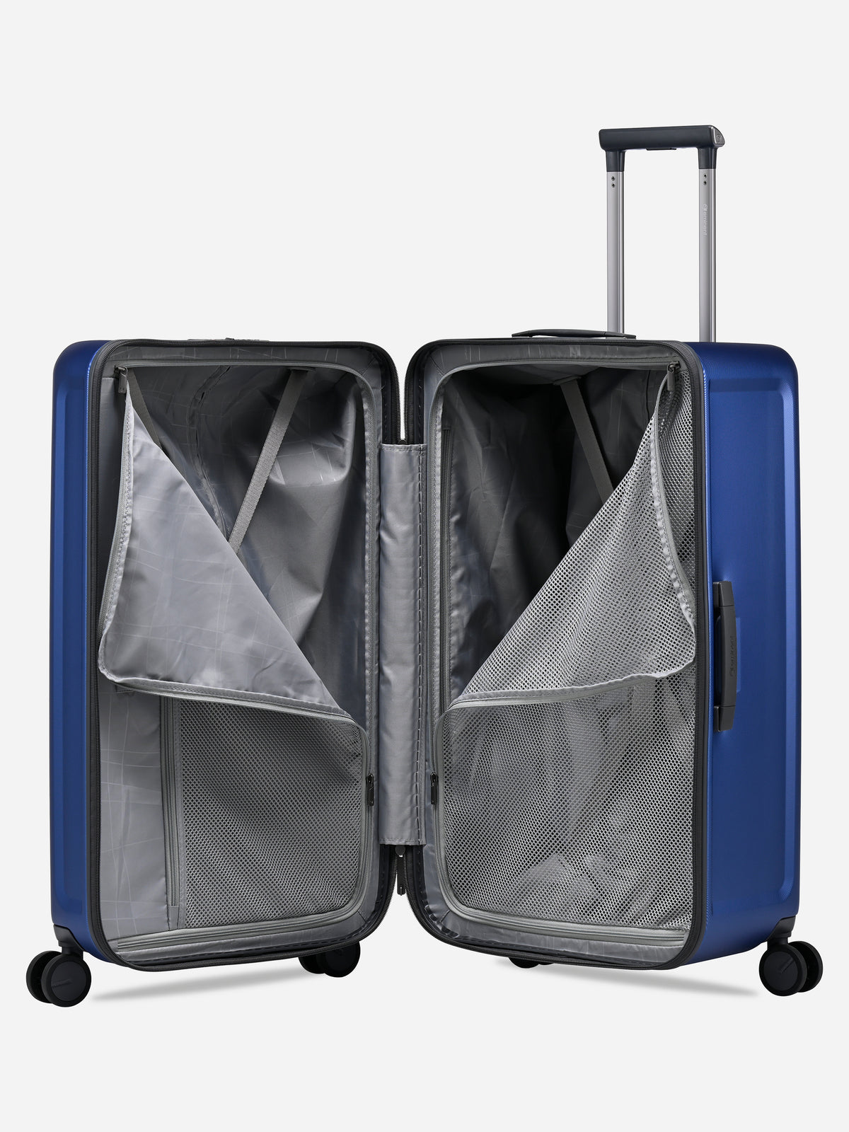 Kapstadt Light Trunk Blue - open, interior with divider