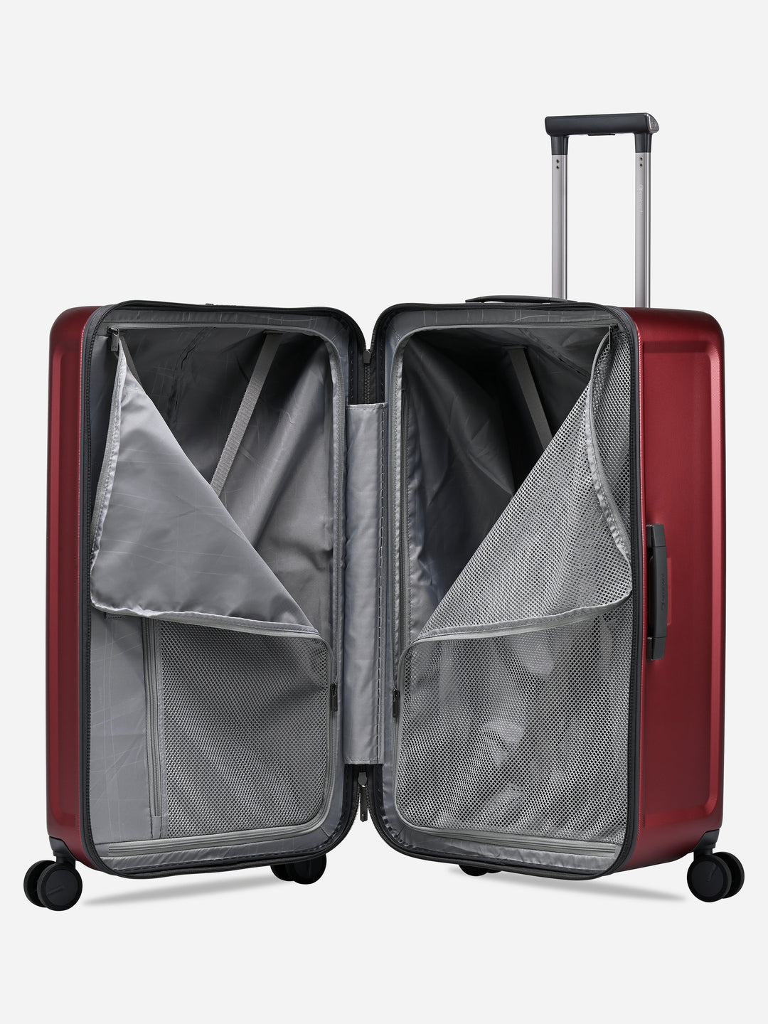 Kapstadt Light Trunk Red - open, interior with divider