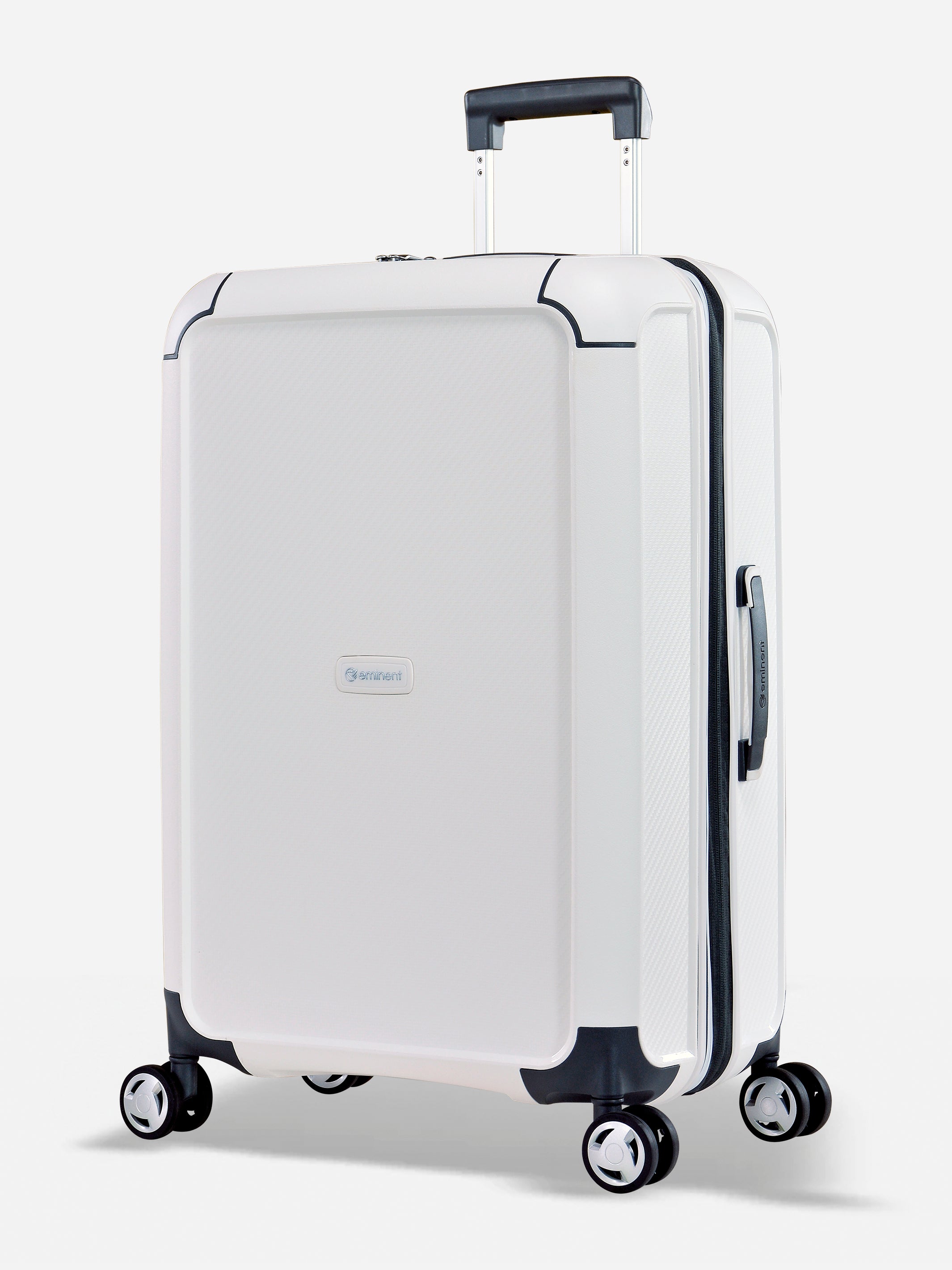 Aegis | Medium - Expandable - White | 16% More Space – Eminent Luggage