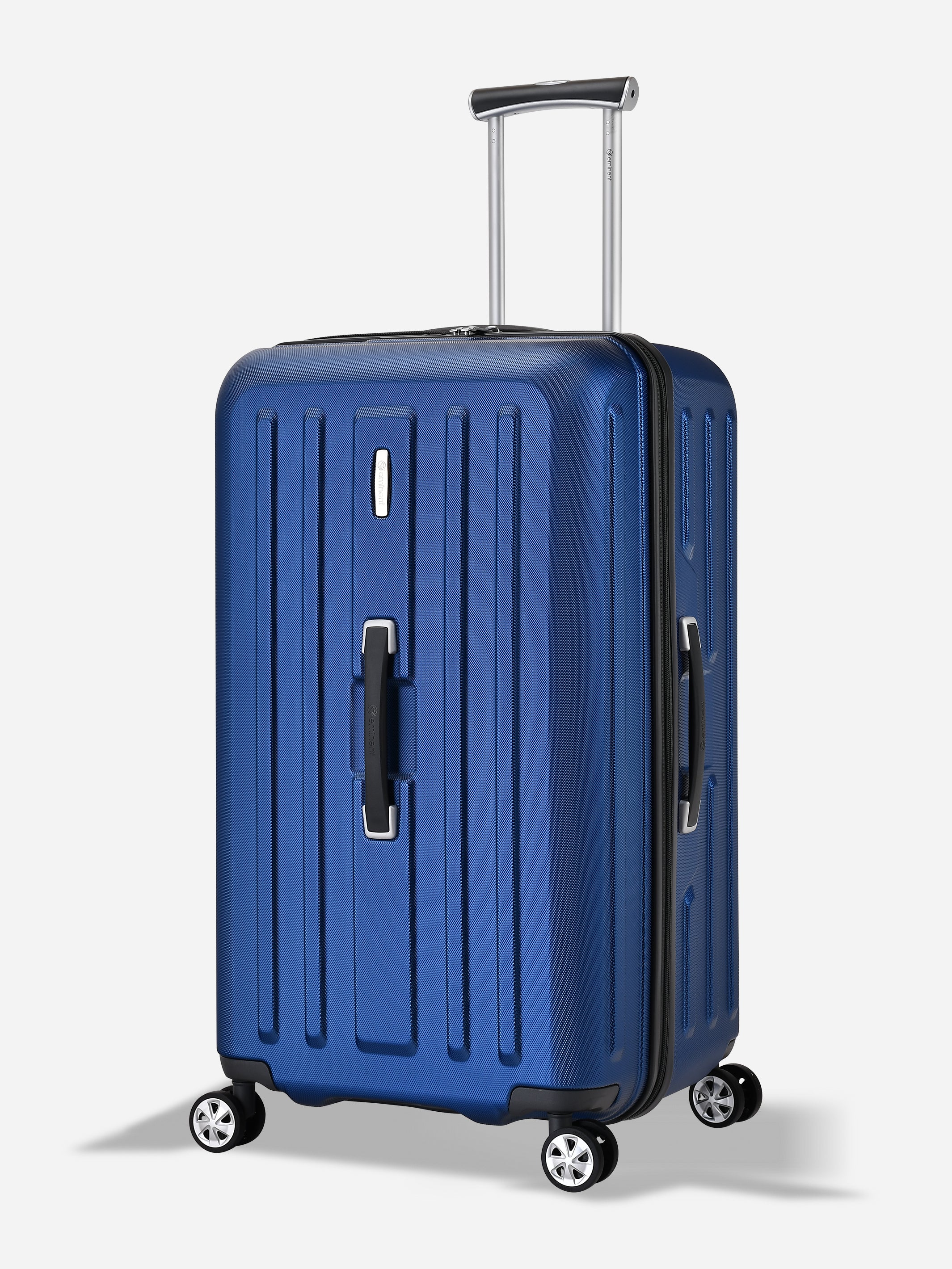 Eminent Kapstadt Trunk Suitcase | Blue | Suitcase with 4-wheel