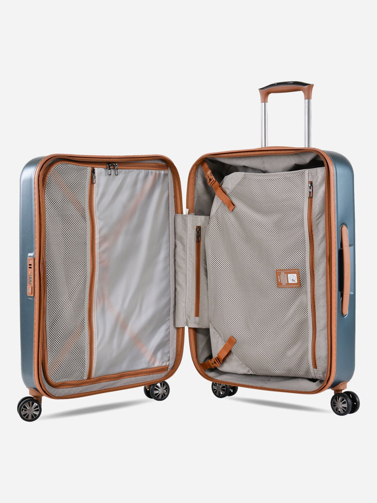 Eminent Nostalgia Graphite Suitcase Interior View