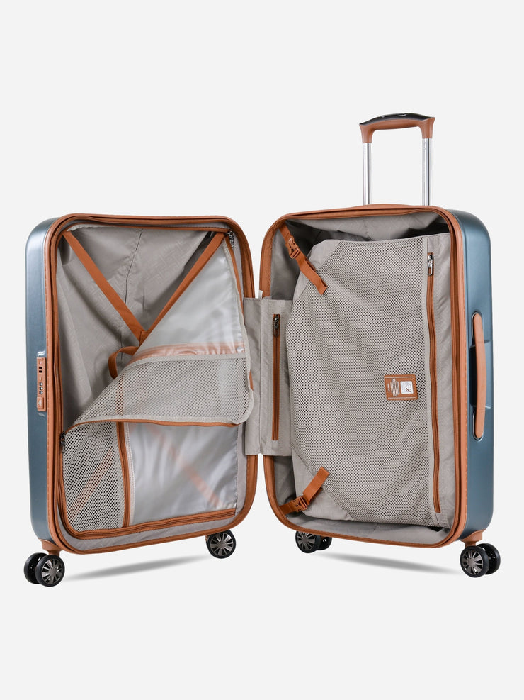 Eminent Nostalgia Graphite Suitcase Interior View
