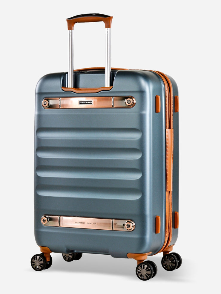 Eminent Nostalgia Graphite Suitcase Back View