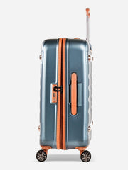 Eminent Nostalgia Graphite Suitcase Side View