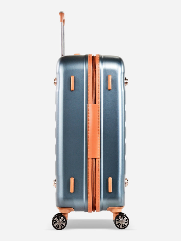 Eminent Nostalgia Graphite Suitcase Side View