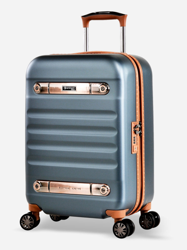 Eminent Nostalgia Graphite Suitcase Front View