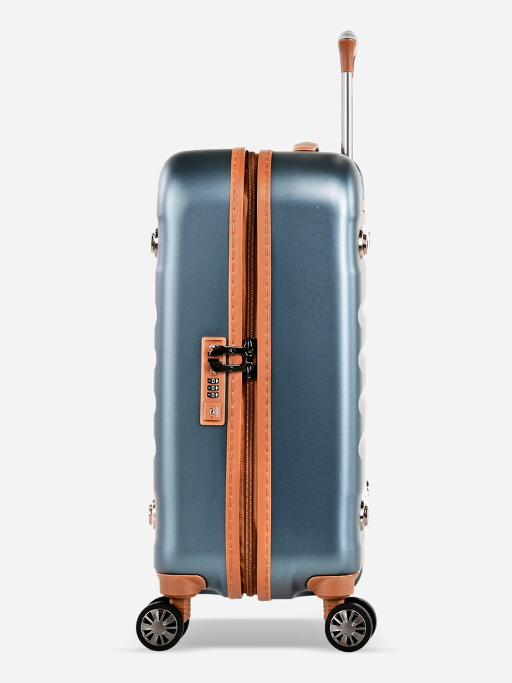 Eminent Nostalgia Graphite Suitcase Side View