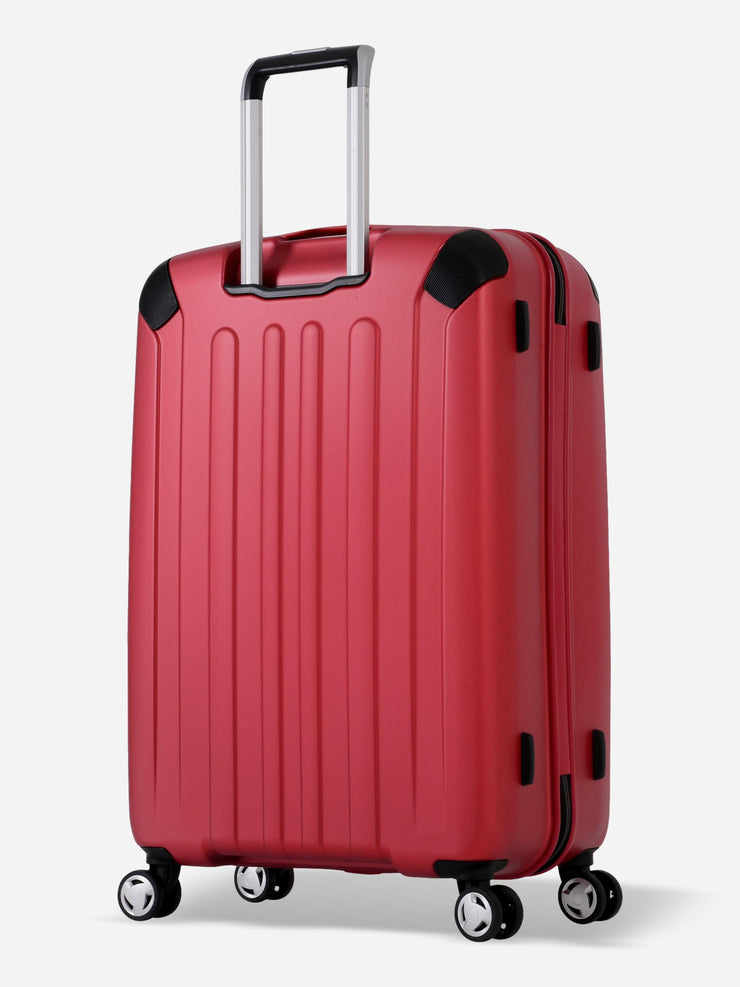 Eminent Boulder Red Large Size Luggage Back View