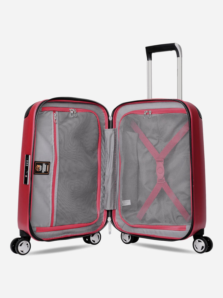 Eminent Boulder Red Hand Luggage Interior View