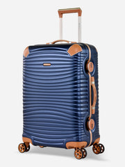 Eminent Gold Jetstream Medium Size Suitcase Blue Front View