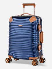 Eminent Gold Jetstream Cabin Size Suitcase Blue Front View