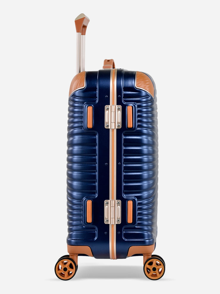Eminent Gold Jetstream Cabin Size Suitcase Blue Side View