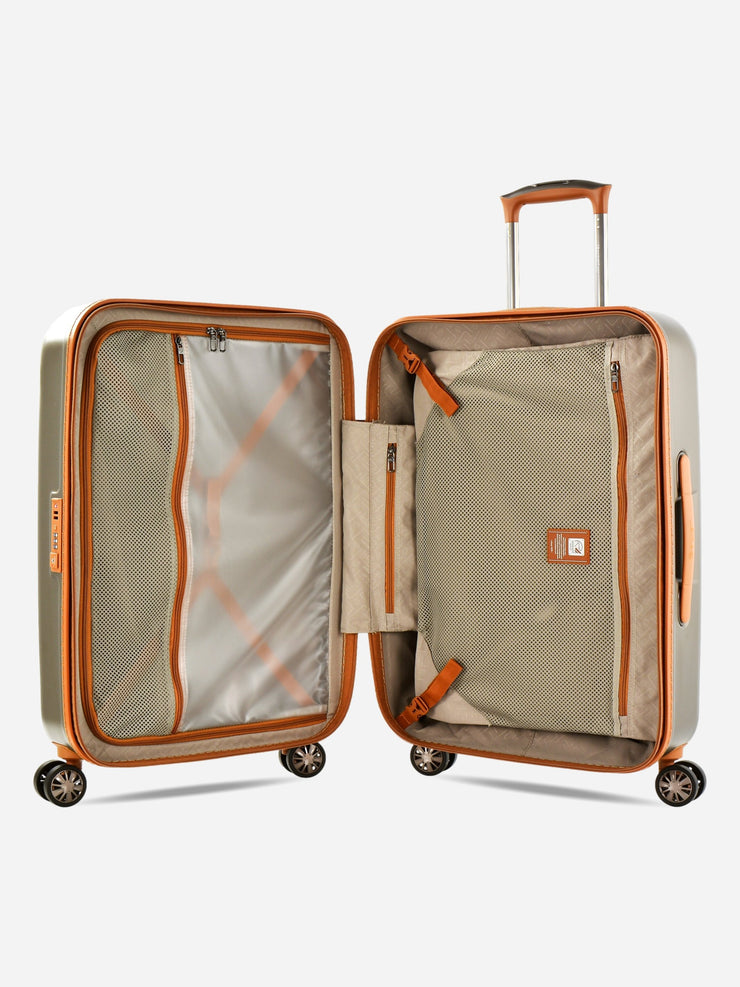 Eminent Nostalgia Champagne Suitcase Interior View