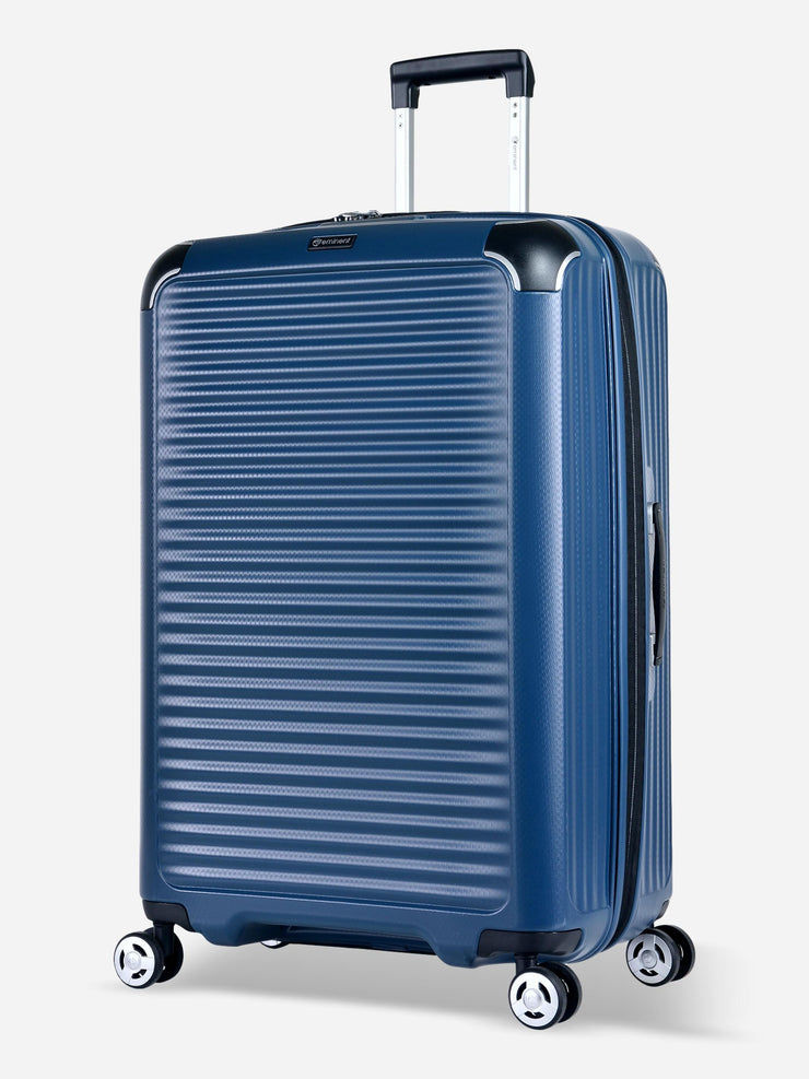 Eminent Materia Large Size TPO Suitcase Blue Front Side