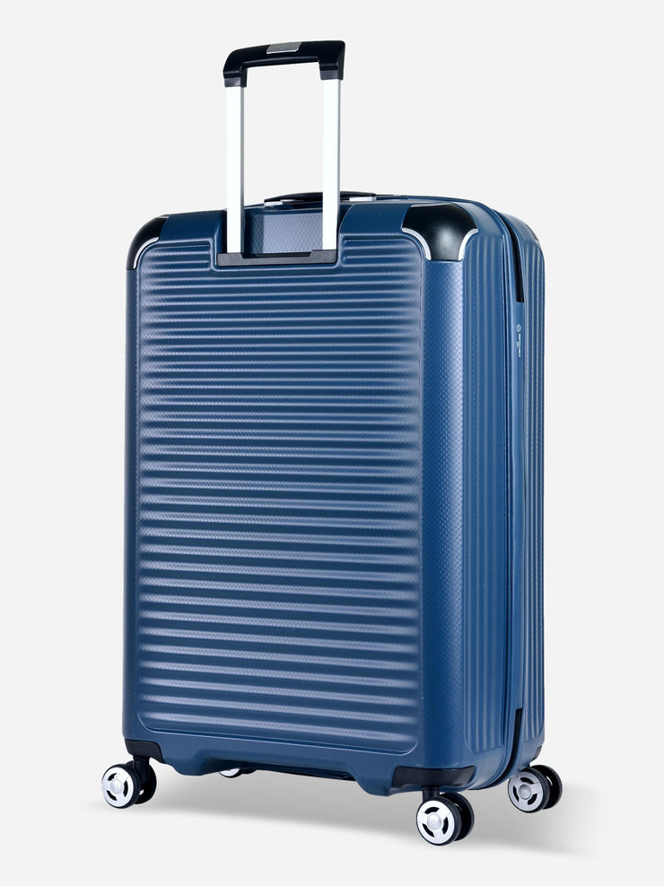 Eminent Materia Large Size TPO Suitcase Blue Back Side