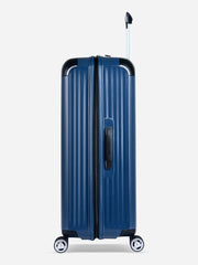 Eminent Materia Large Size TPO Suitcase Blue Side View