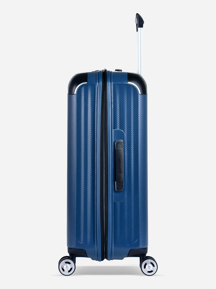 Eminent Materia Medium Size TPO Suitcase Blue Side View