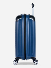 Eminent Materia Cabin Size TPO Suitcase Blue Side View