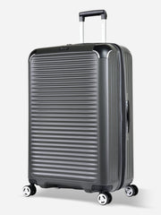 Eminent Materia Large Size TPO Suitcase Grey Front Side