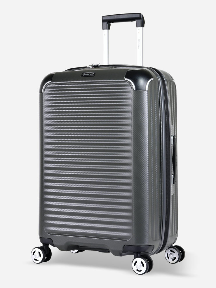 Eminent Materia Medium Size TPO Suitcase Grey Front Side
