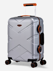 Crossover Eminent Silver Orange Suitcase