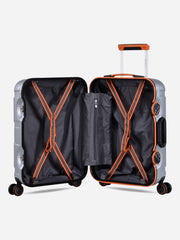 Crossover Eminent Silver Orange Suitcase Interior View