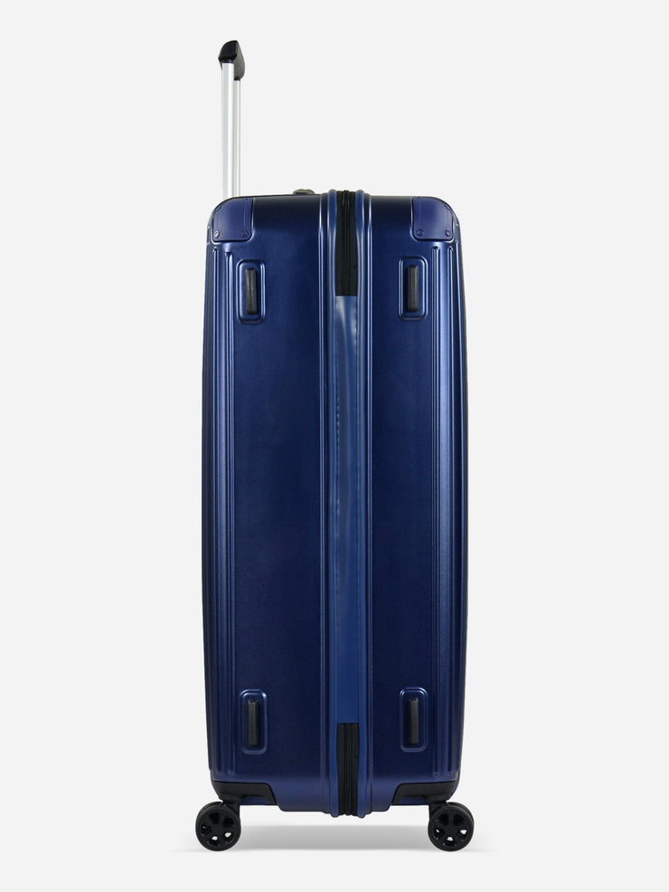 Eminent Move Air Neo Large Size Polycarbonate Suitcase Blue Side View