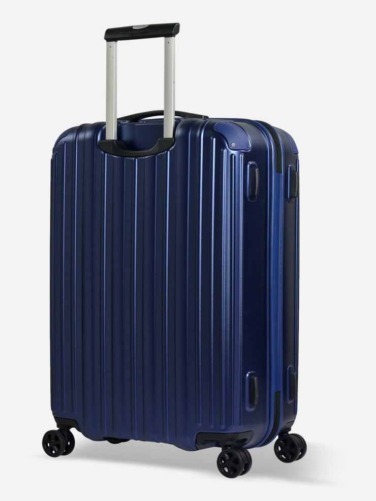 Eminent Move Air Neo Medium Size Polycarbonate Suitcase Blue Back Side