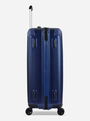 Eminent Move Air Neo Medium Size Polycarbonate Suitcase Blue Side View