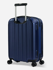 Eminent Move Air Neo Cabin Size Polycarbonate Suitcase Blue Back Side