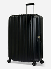 Eminent Move Air Neo Large Size Polycarbonate Suitcase Black Front Side