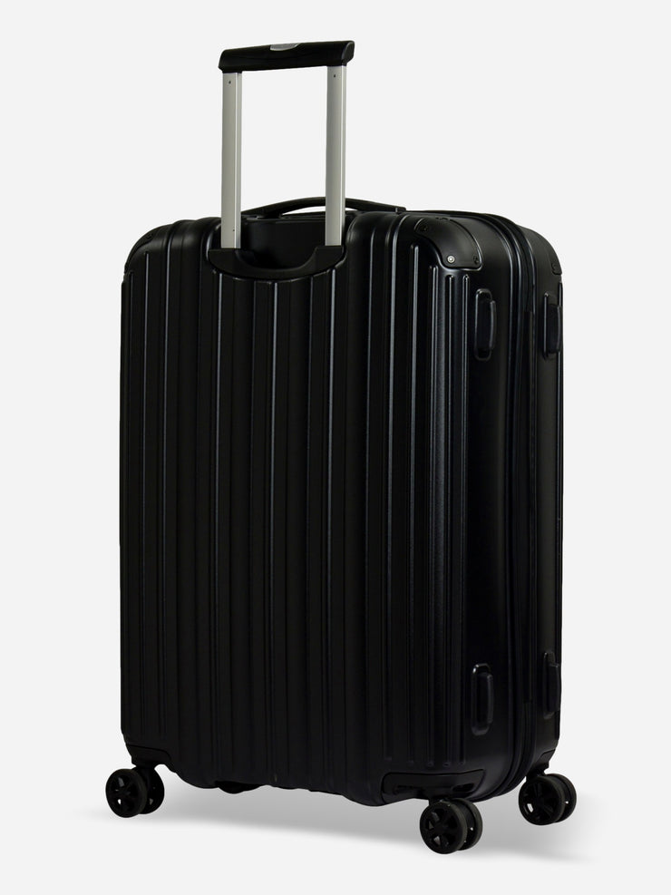 Eminent Move Air Neo Medium Size Polycarbonate Suitcase Black Back Side